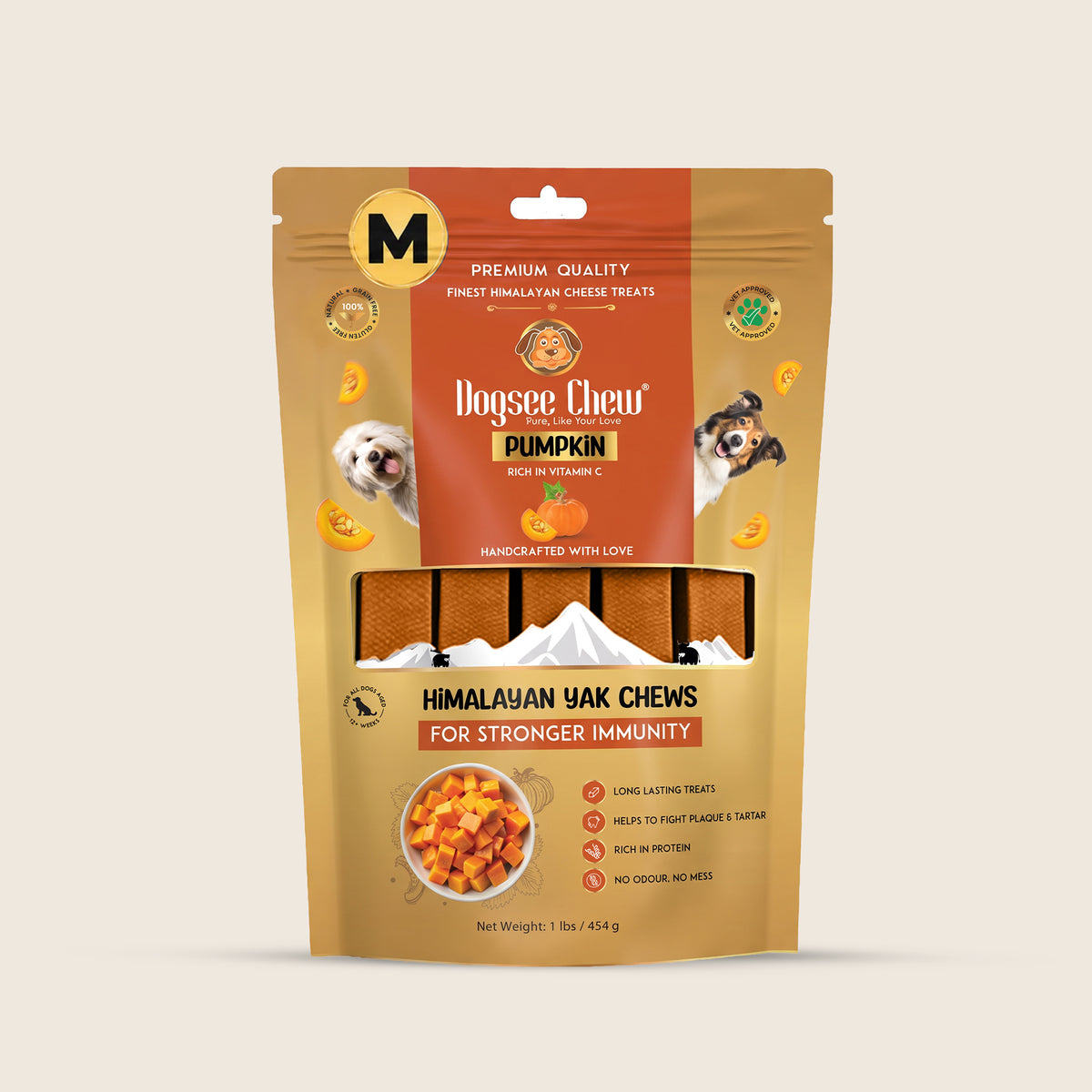 Pumpkin Himalayan Yak Chews