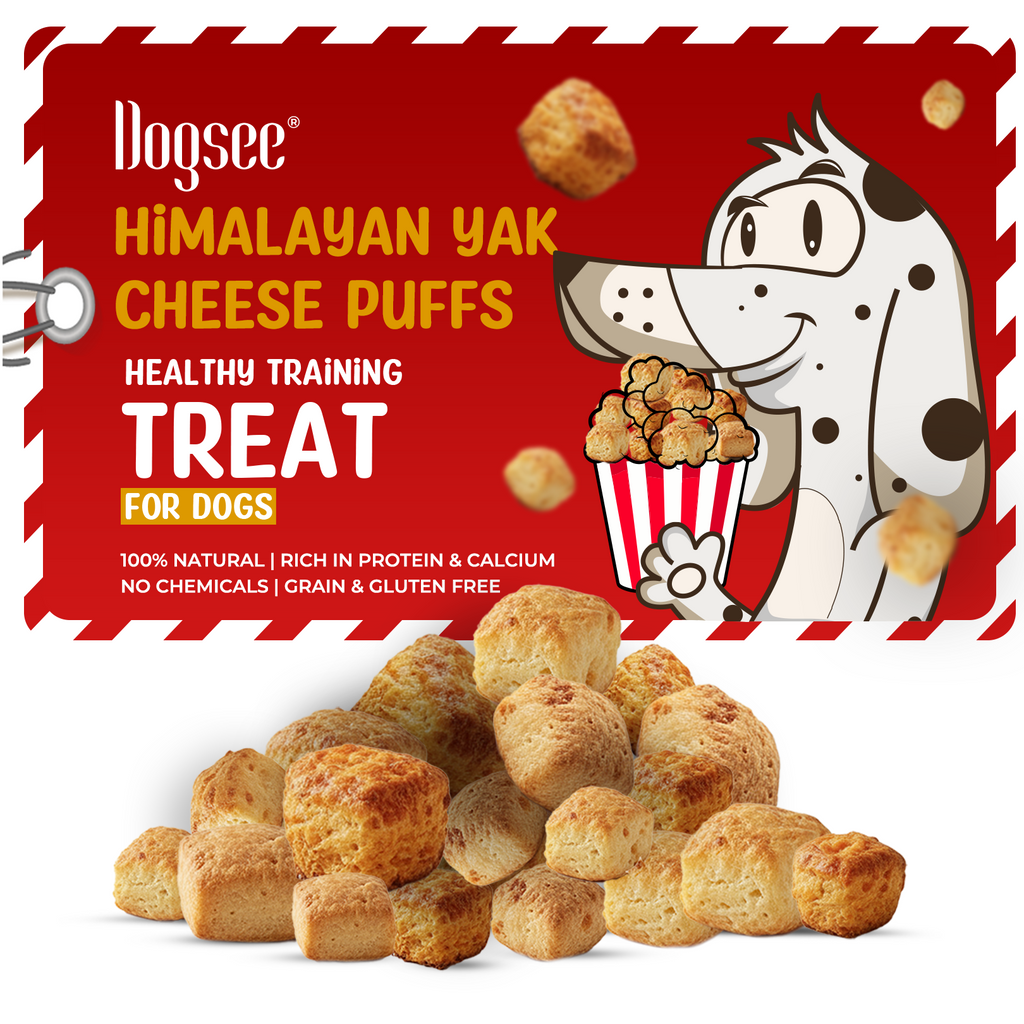 Dogsee Mini Pops Puffed Yak Turmeric Treats