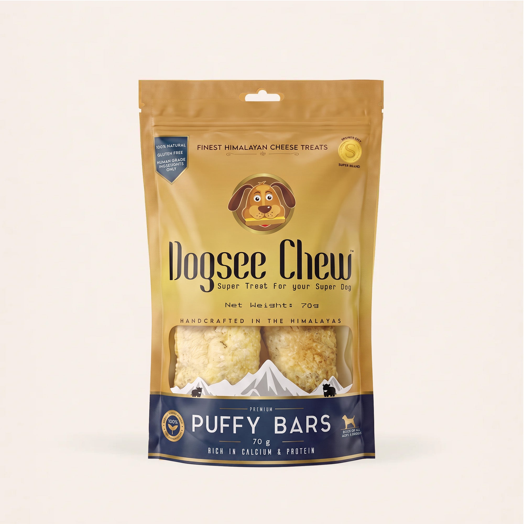 Original Himalayan Puffy Bars for Senior dogs