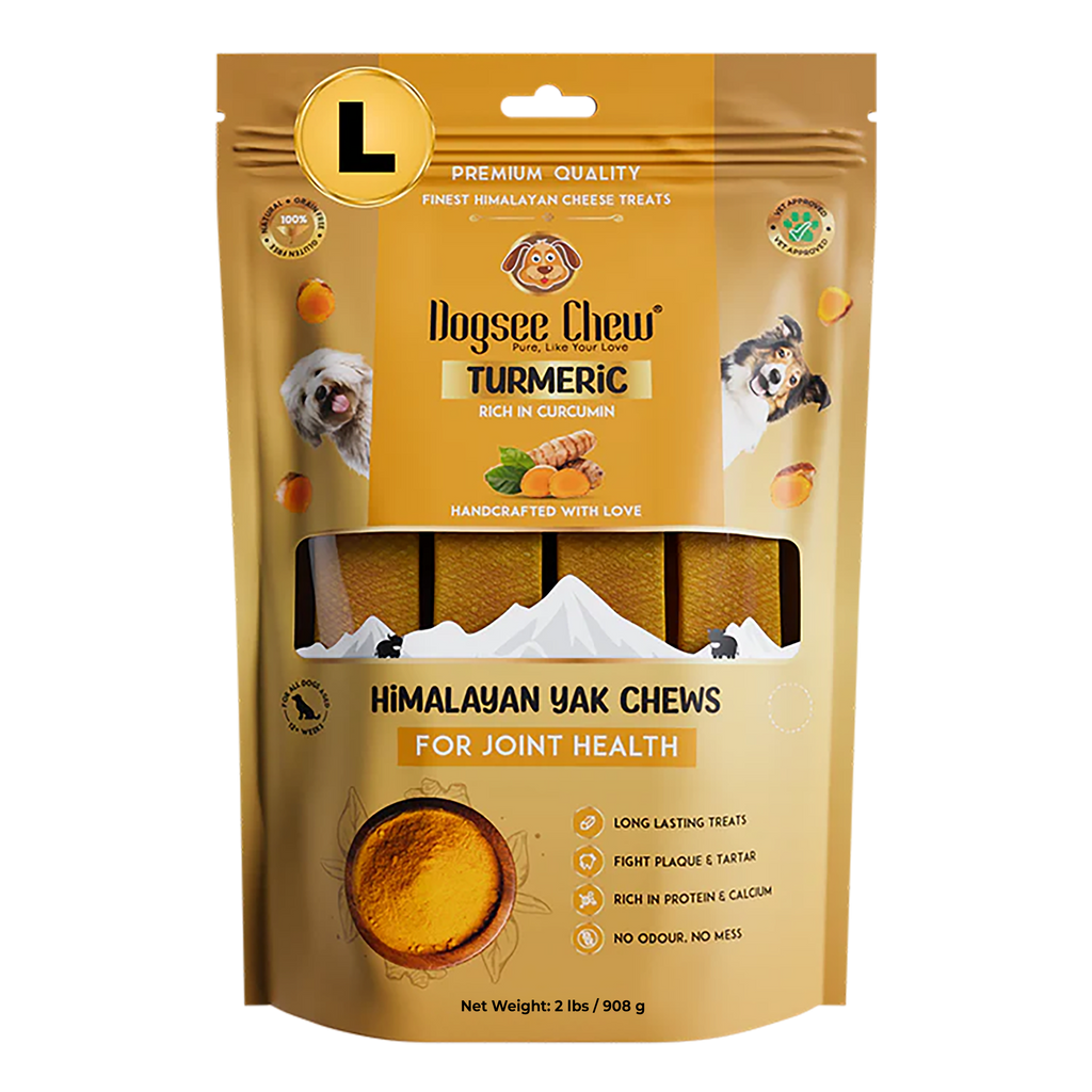 Dogsee Turmeric Yak Cheese Himalayan Dog Chews