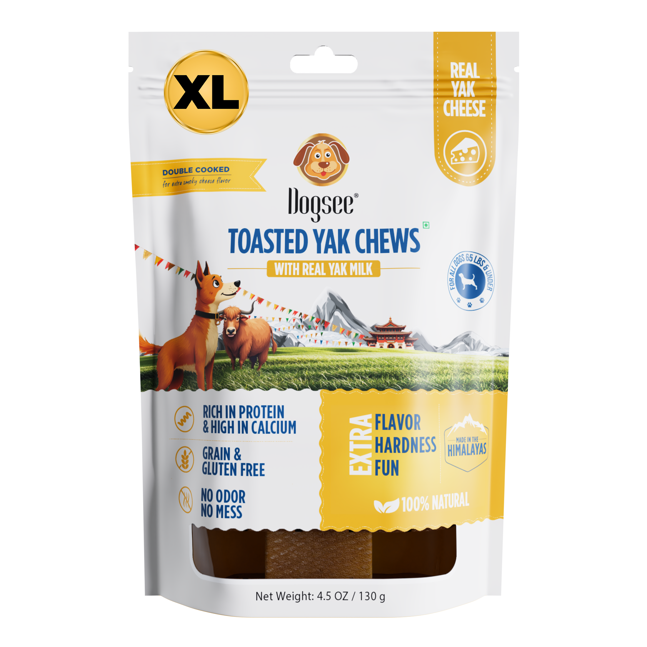 Dogsee Toasted Yak Cheese Himalayan Dog Chews