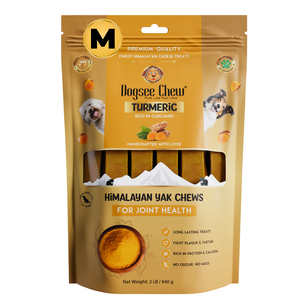Dogsee Turmeric Yak Cheese Himalayan Dog Chews