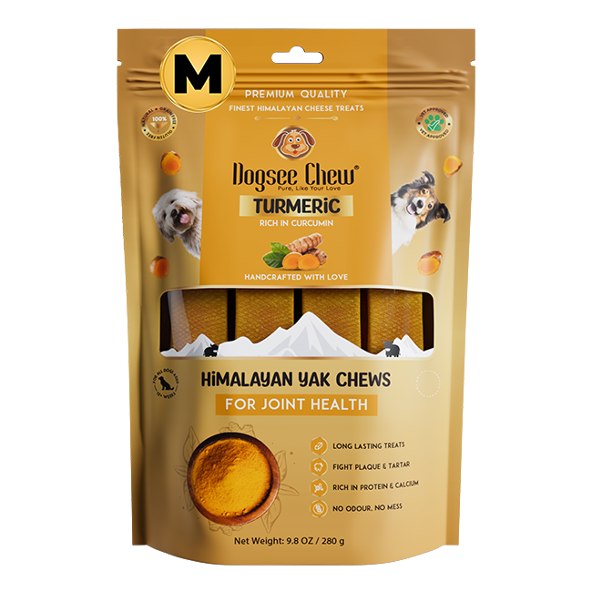 Dogsee Turmeric Yak Cheese Himalayan Dog Chews