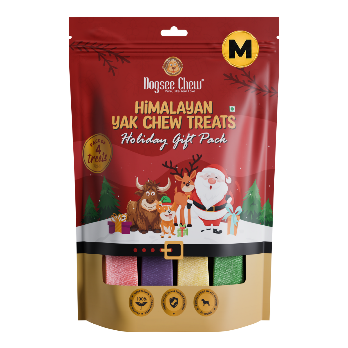 Dogsee Festive for Dogs (Strawberry, Blueberry, Peanut & Mint)