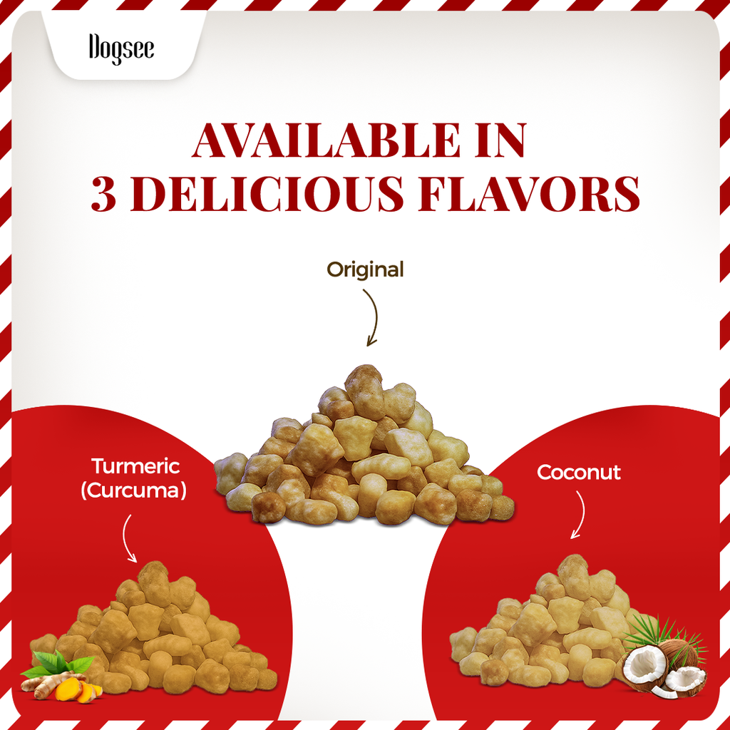 Dogsee Mini Pops Puffed Yak Coconut Treats