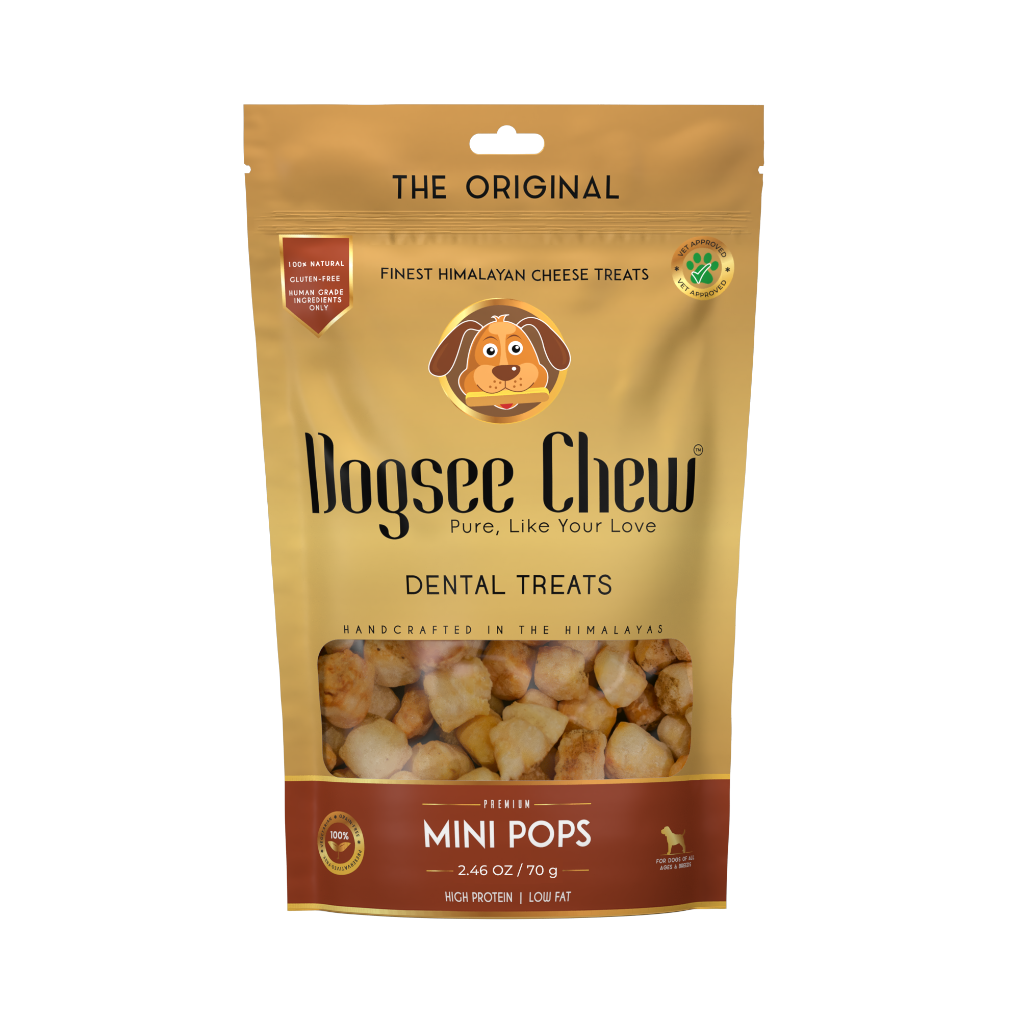 Dogsee Mini Pops Puffed Yak Cheese Treats