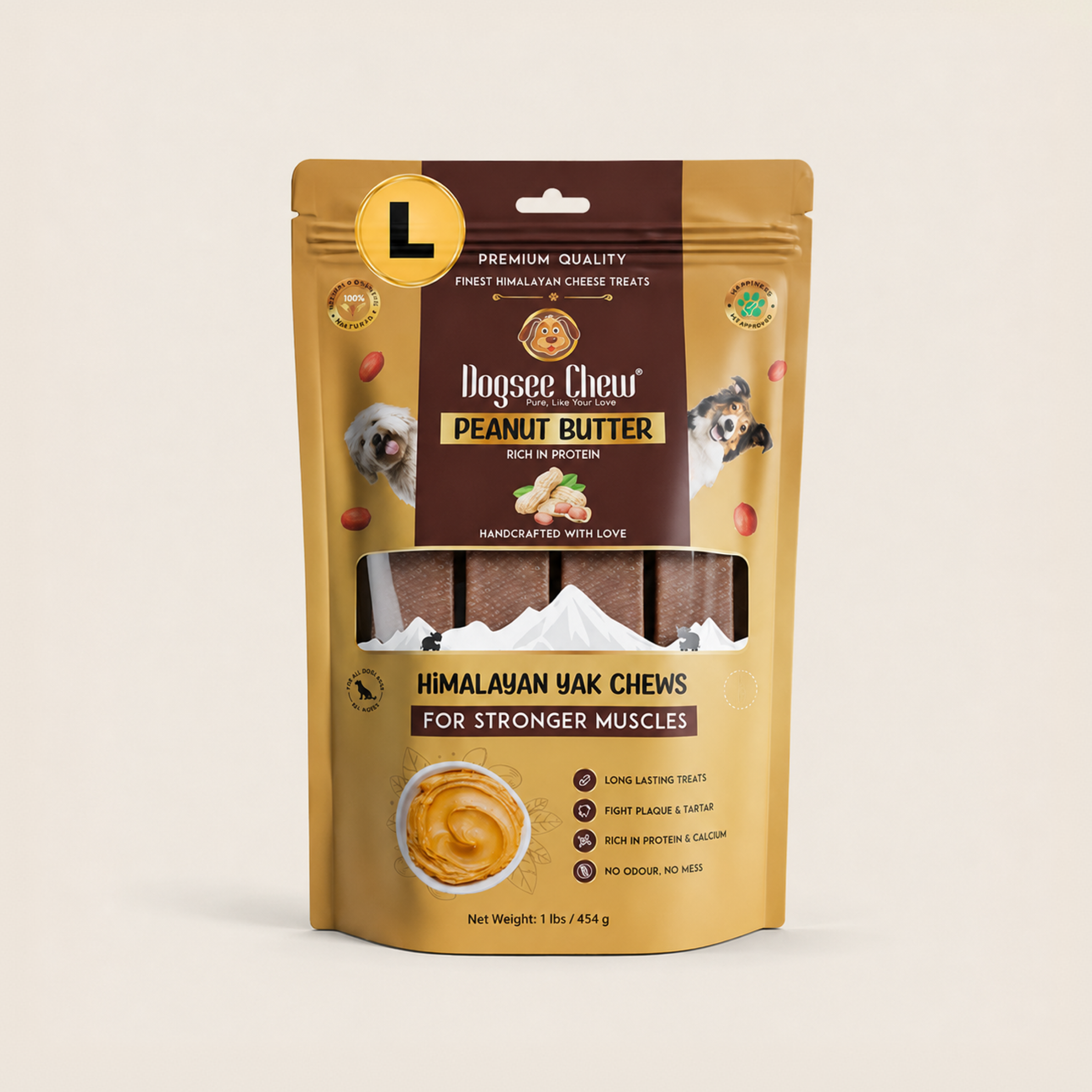 Peanut Butter Himalayan Yak Chews
