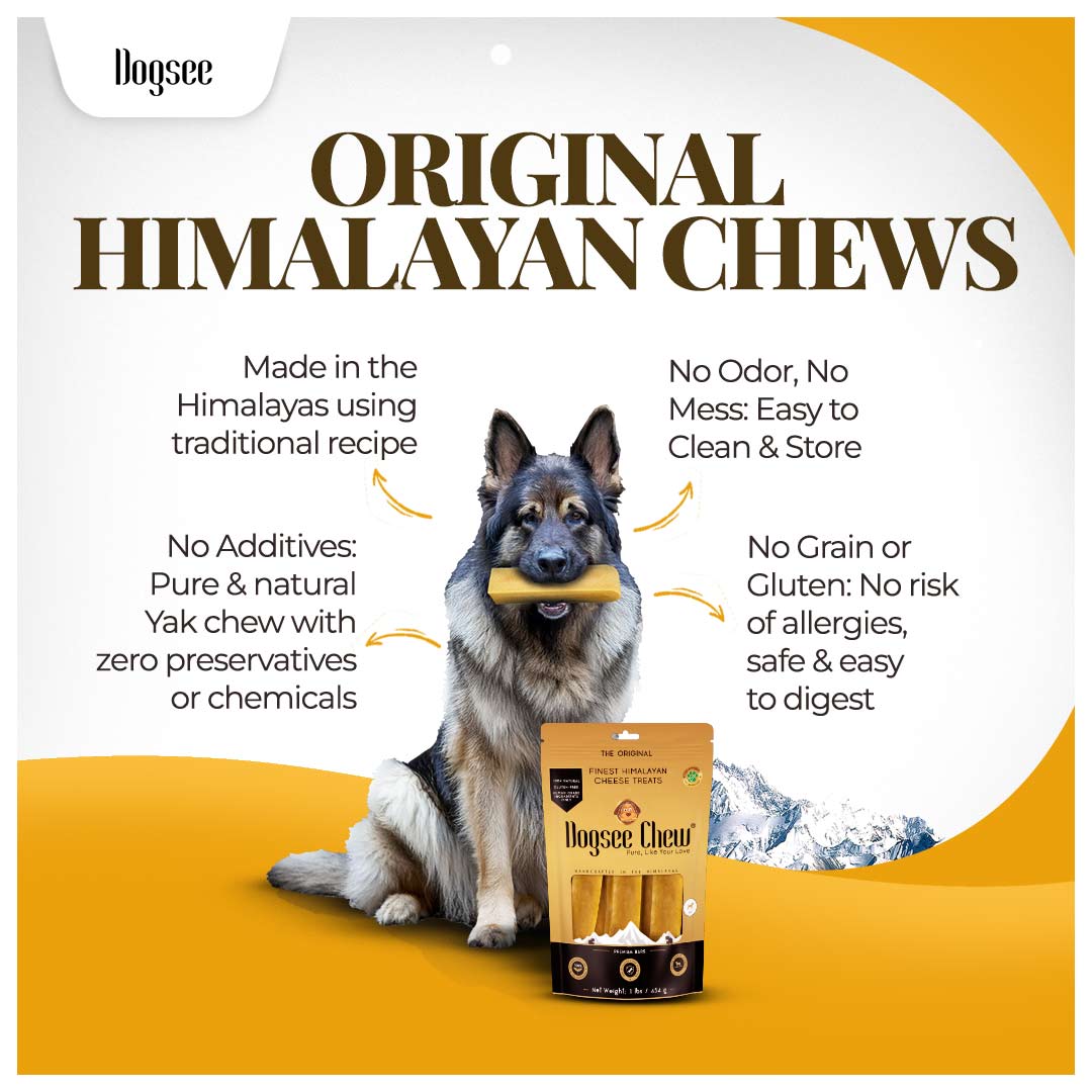 Dogsee Original Yak Cheese Himalayan Dog Chews