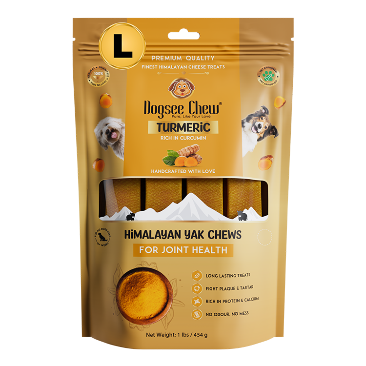 Dogsee Turmeric Yak Cheese Himalayan Dog Chews