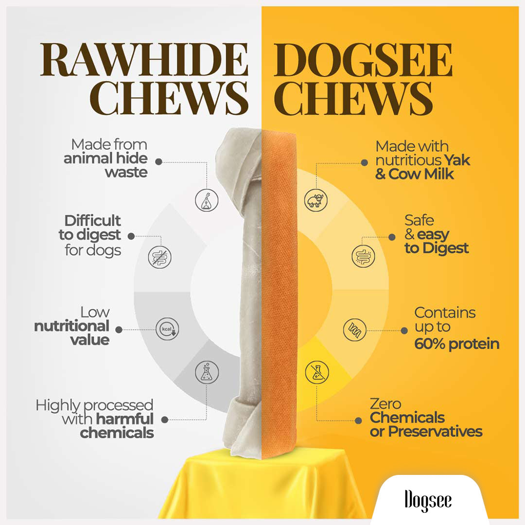 Dogsee Turmeric Yak Cheese Himalayan Dog Chews