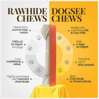 Dogsee Strawberry Yak Cheese Himalayan Dog Chews