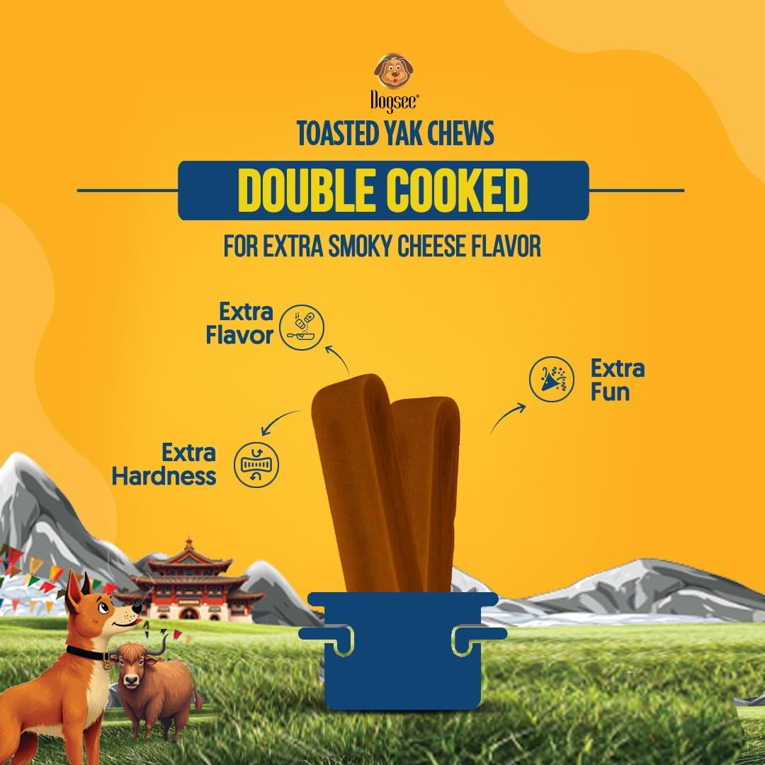 Dogsee Toasted Yak Cheese Himalayan Dog Chews