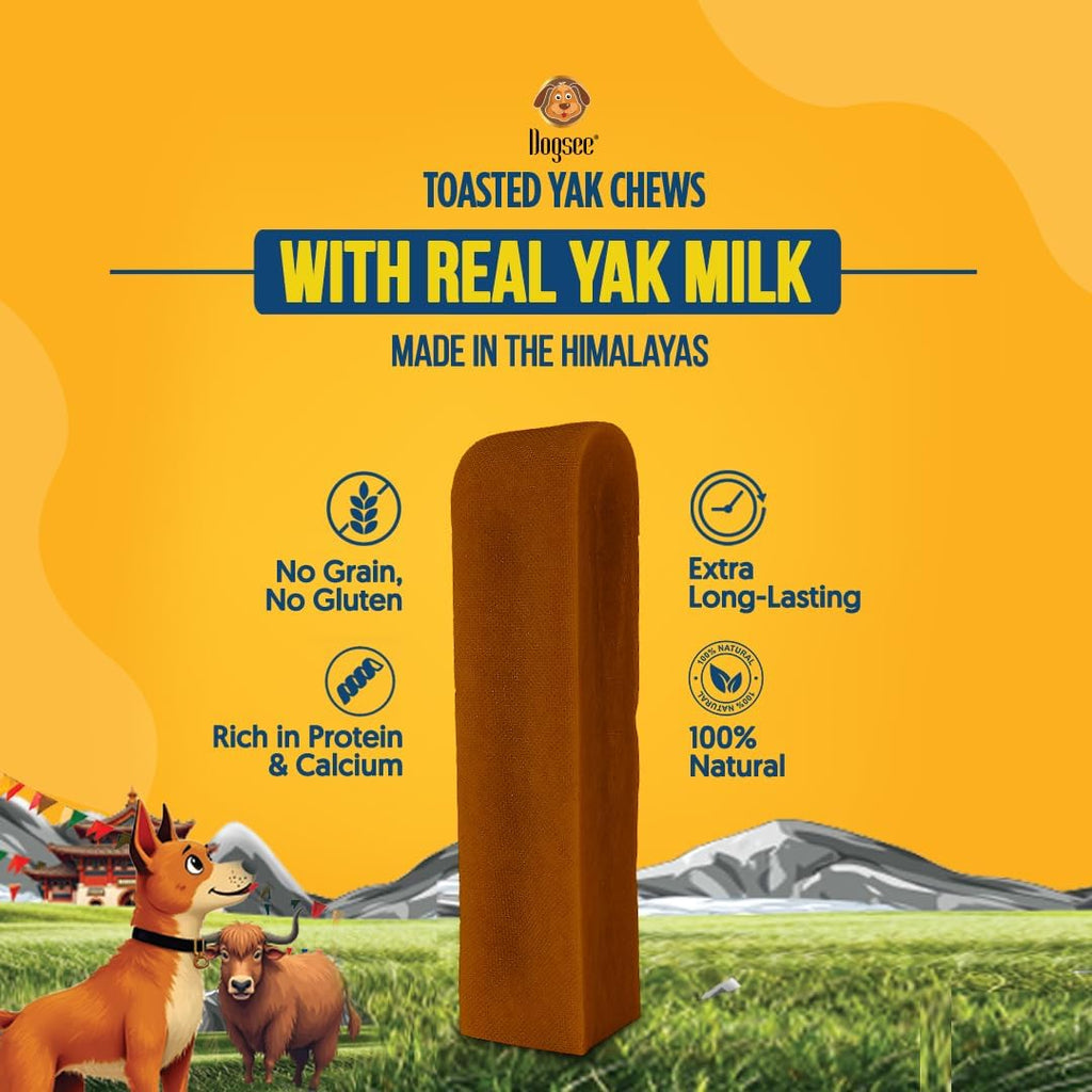 Dogsee Toasted Yak Cheese Himalayan Dog Chews