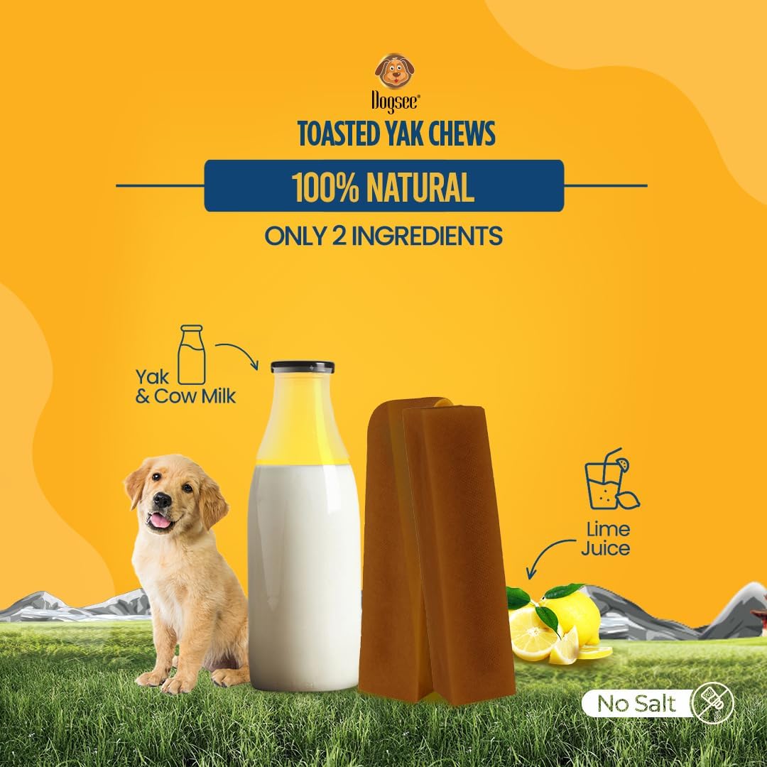 Dogsee Toasted Yak Cheese Himalayan Dog Chews