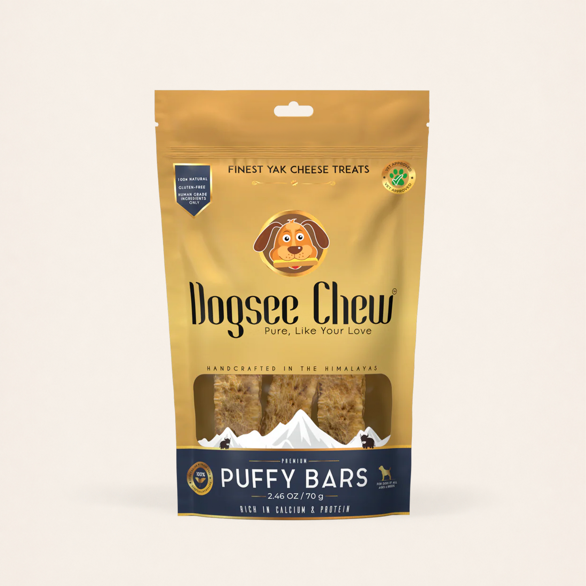 Himalayan Puffy Bars for Senior dogs