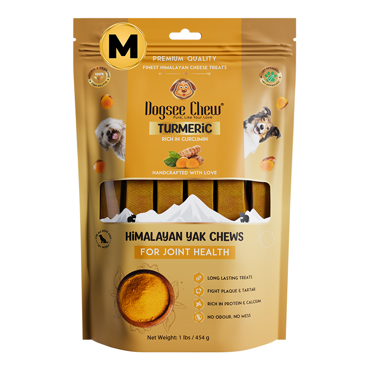 Dogsee Turmeric Yak Cheese Himalayan Dog Chews