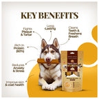 Dogsee Peanut Butter Yak Cheese Himalayan Dogs Chews